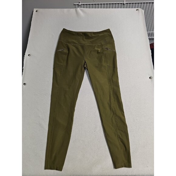 Eddie Bauer Trail Tight High Rise Leggings Women's size Large Color Moss - Picture 1 of 7